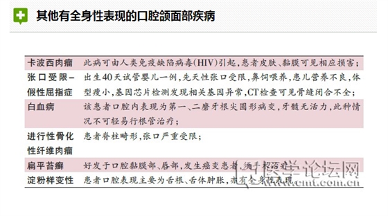 口腔疾病與全身系統(tǒng)性疾病的關系