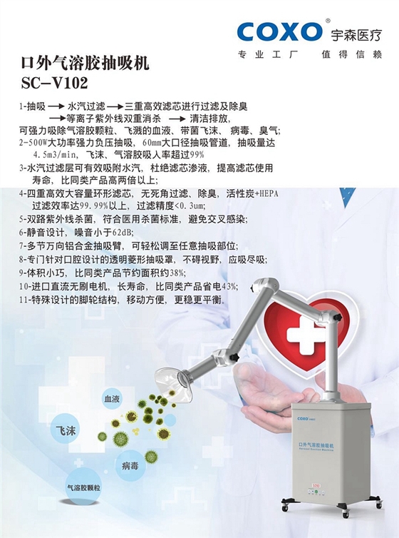 宇森口外氣溶膠抽吸機(jī)