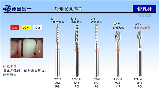 德國(guó)奧一鎢鋼拋光車(chē)針